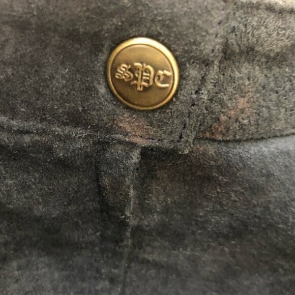 Vintage 100% Leather Pencil Skirt By Paris Sport Club Size Small - Picture 4 of 12